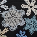 Lacyflakes e-Pattern (knitted snowflakes)