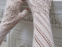 Terzetto Lace Mitts (Victorian style fingerless gloves) e-Pattern