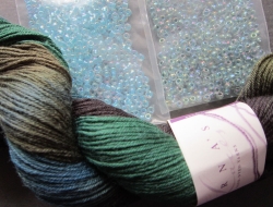 Supplies Pak for Spring Raindrops Scarf (does not include pattern)