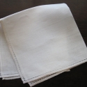 Hemstitched Linen Handkerchief 