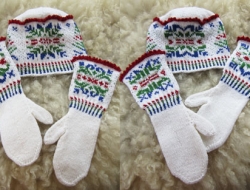 No Two Alike Snowflakes Mittens & Hat e-Pattern