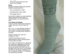 Frolicking Shamrocks Socks e-Pattern