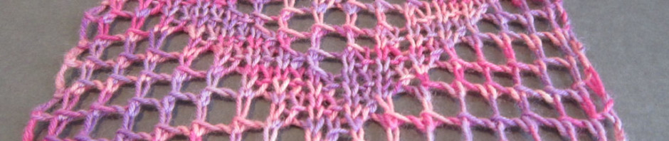 right side of filet lace