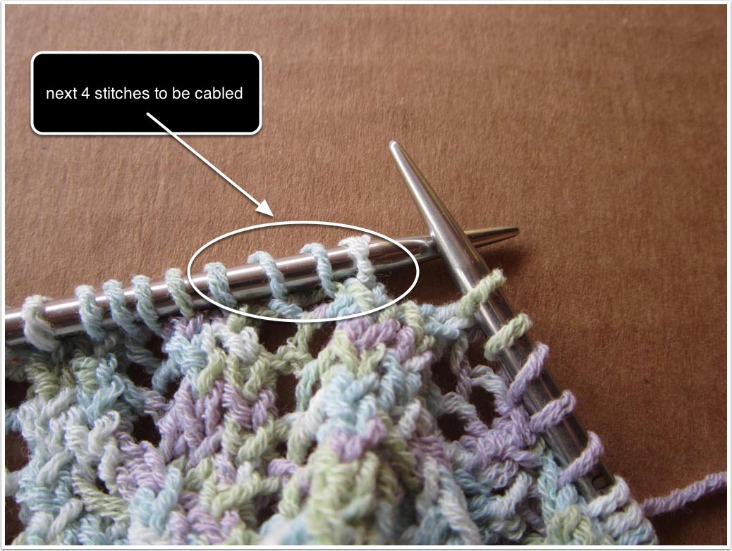 How to knit the Cable Stitch without a cable needle (Step-by-step