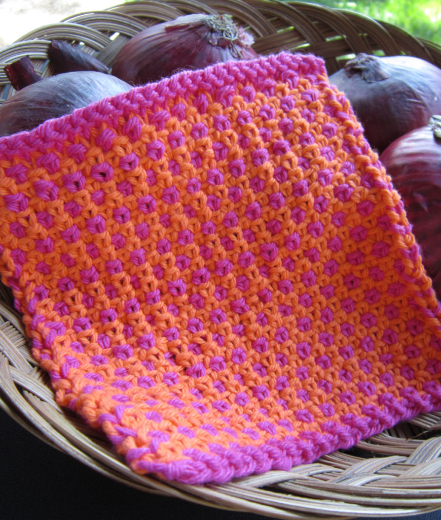 Click to get the Spot Woven Dishcloth free pattern